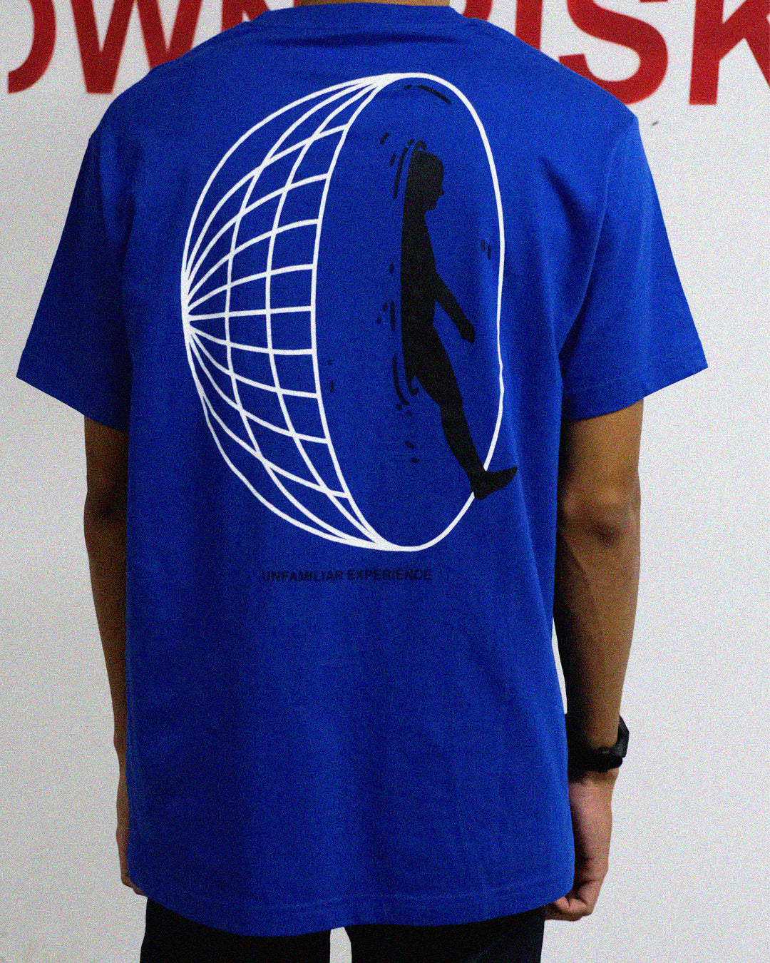 Unfamiliar Experience Tee - ROYAL BLUE